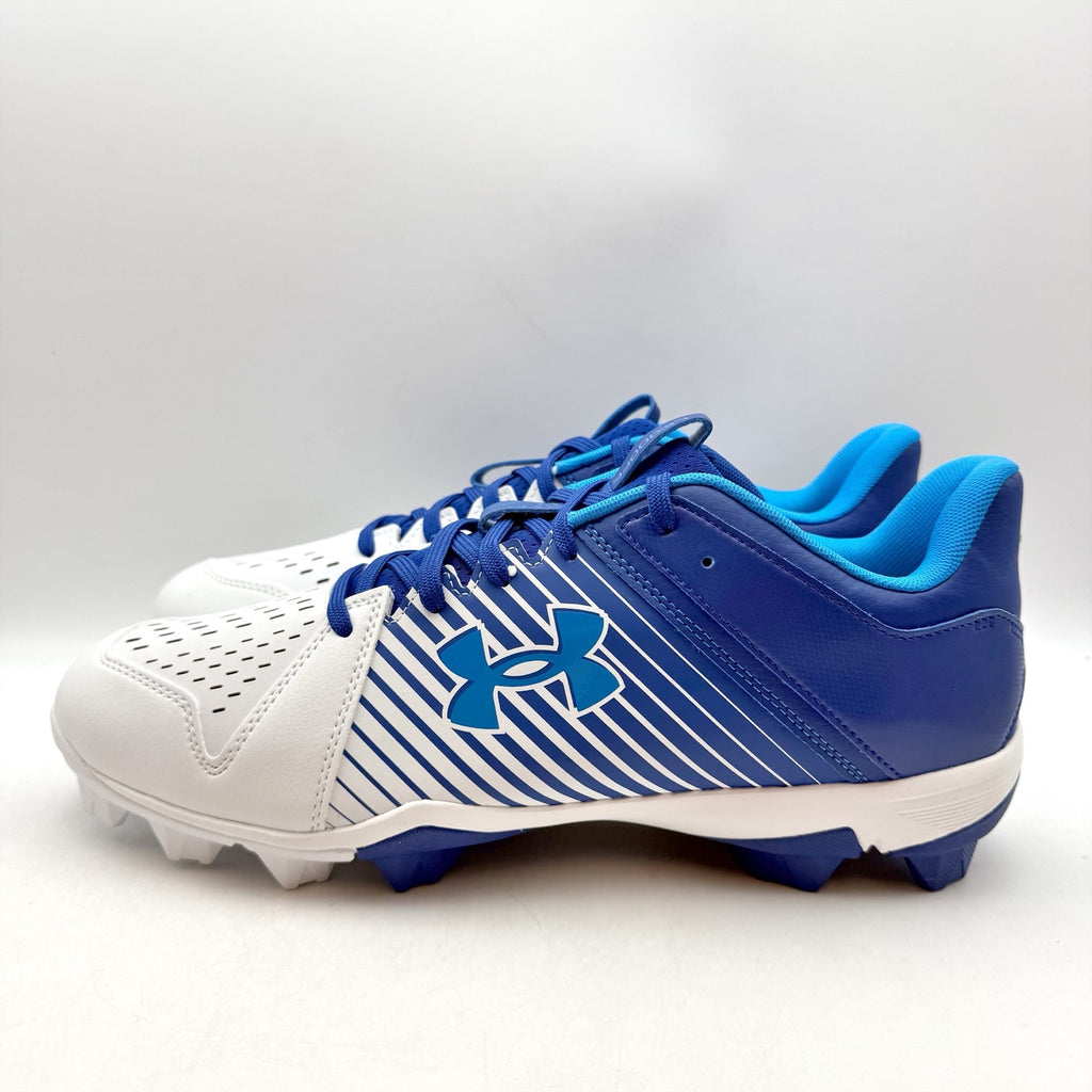 Under Armour Mens Leadoff Low Rm Baseball Cleats US 8.5 Blue White 3025589 NWOB