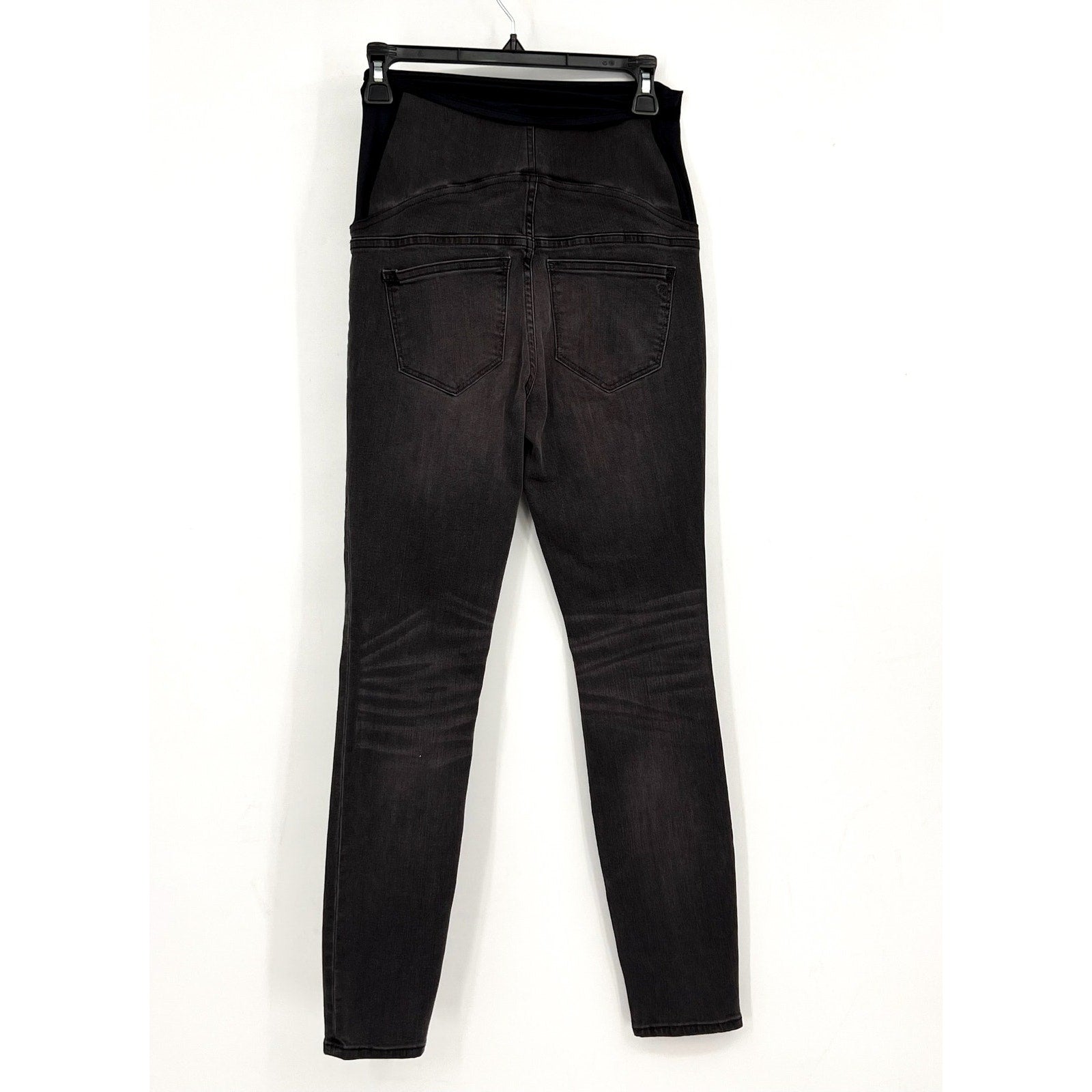 MADEWELL Maternity Over-the-Belly Skinny Jeans Size 25 Black Sea G7394 NWOT