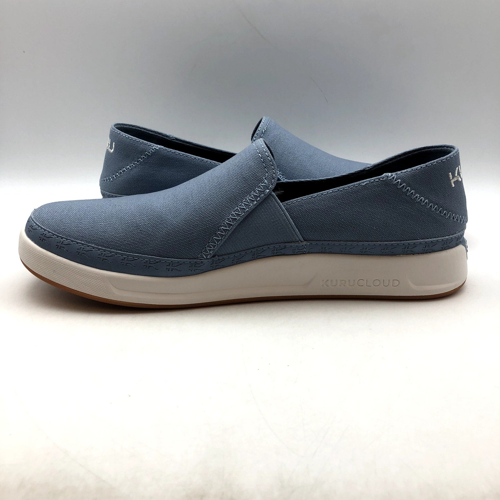 KURU Womens Roam Atla Slip On Sneaker Size 7.5 Blue Fog Bright White NIB