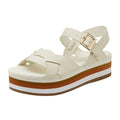 Kelsi Dagger Womens Brooklyn Breeze Platform Sandals Size 7.5 White Leather NIB