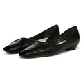 Franco Sarto Womens Debrah Flats US 9.5 M EU 40.5 Black Leather NIB