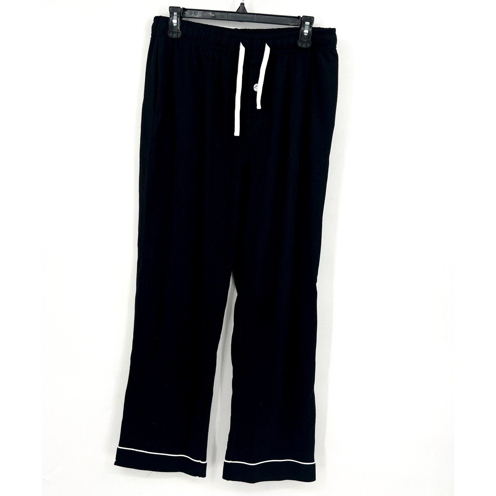 EBRJEY Men's William Long Pajama Set Medium Black Ivory TENCEL Modal NWT