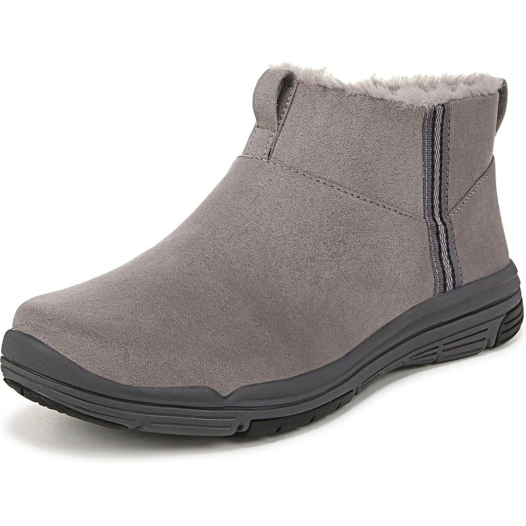 Ryka Womens Amber Ankle Boots US 11 M EU 42 Grey Suede Weatherproof NIB
