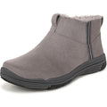 Ryka Womens Amber Ankle Boots US 11 M EU 42 Grey Suede Weatherproof NIB