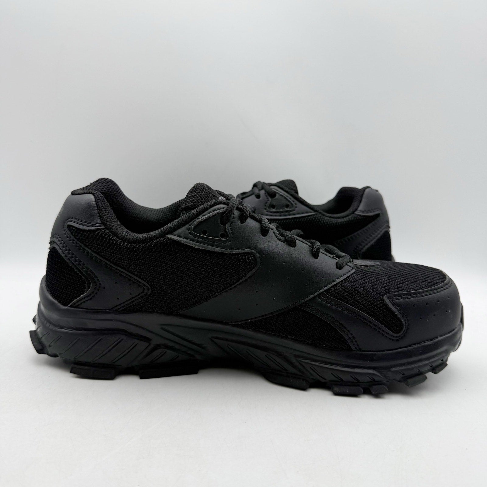 Reebok Work Mens Hyperium Work Shoes US 7 M Black EH Comp Toe NIB