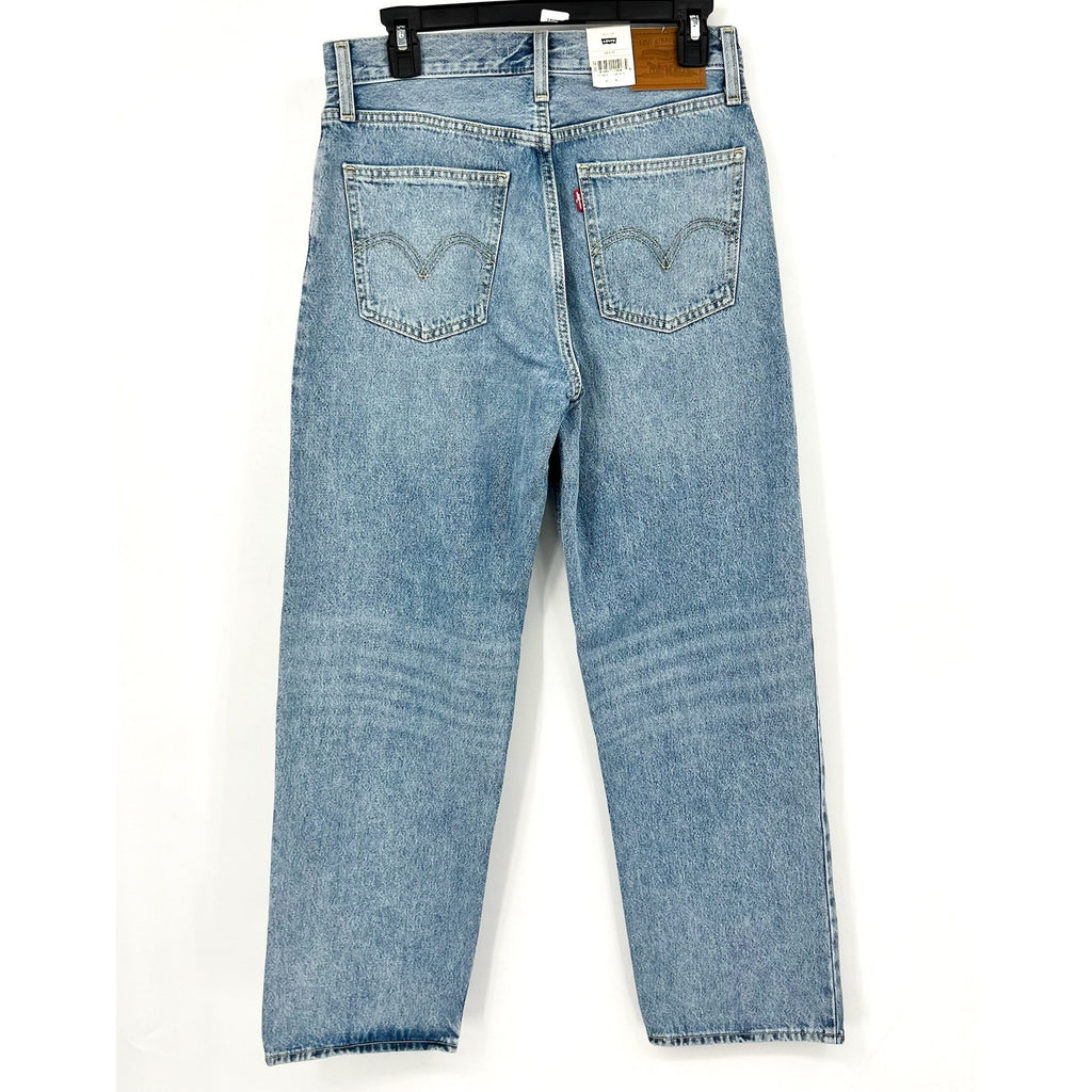 LEVI'S Womens Dad Straight Jeans 28x30 Size 6 Far And Wide Light 79770-0019 NWT