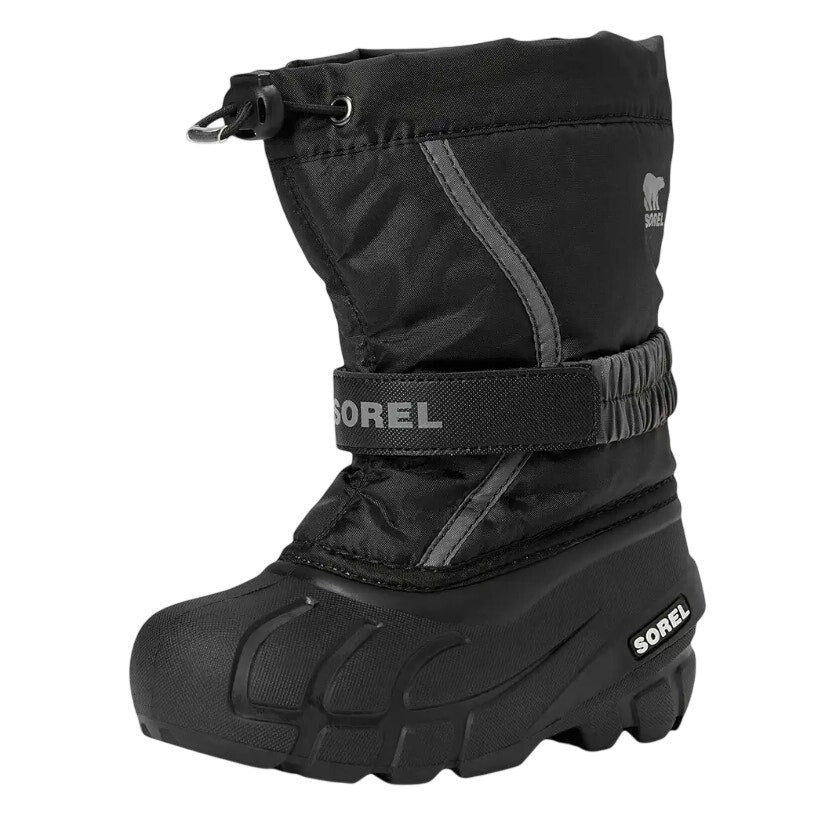 Sorel Youth Boys Flurry Snow Boot US 2 EU 33 Grey Insulated Water Resistant NIB