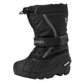 Sorel Youth Boys Flurry Snow Boot US 2 EU 33 Grey Insulated Water Resistant NIB