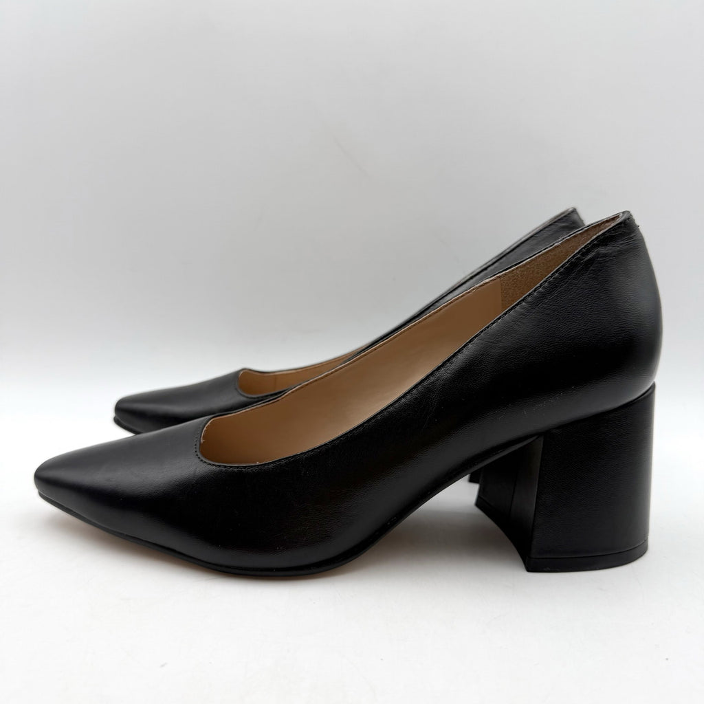 Naturalizer Womens Licia Pumps Size 6 M EU 36 Black Leather Heels NWOB