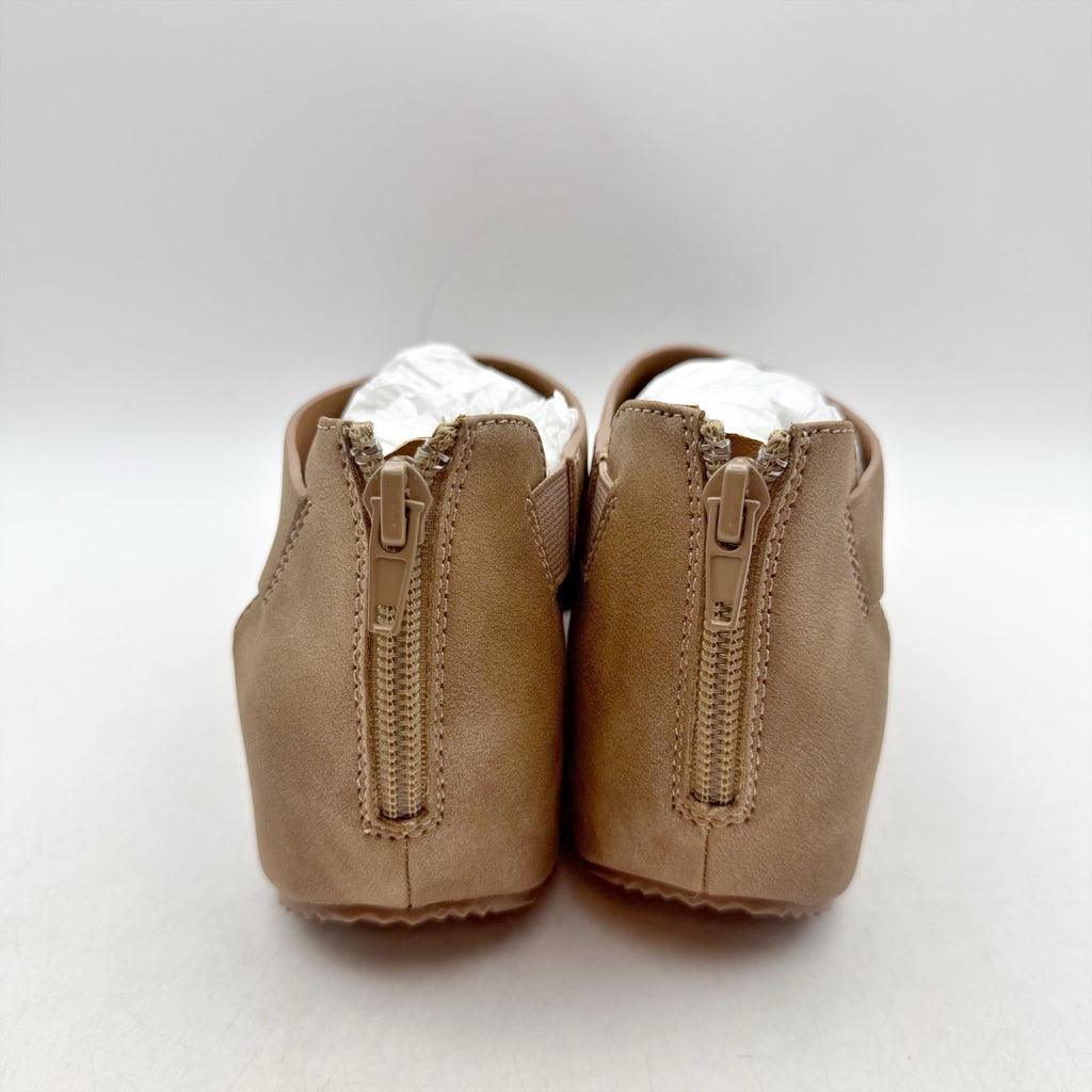 Volatile Womens Barstow Cork Wedge Sandals Size 6 Brown Tan PeeptoeNIB