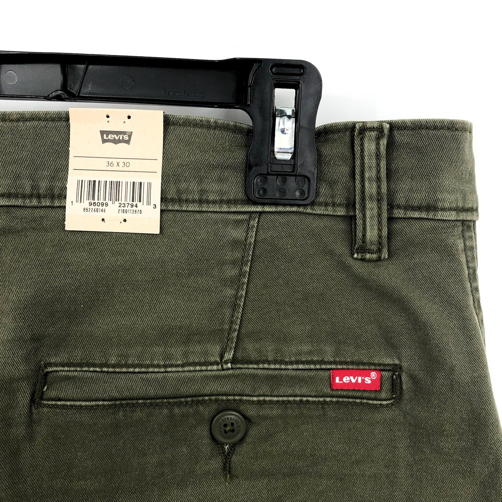 LEVI'S Men's XX Chino Standard Taper Pants 36x30 Olive Green NWT 85226-0146
