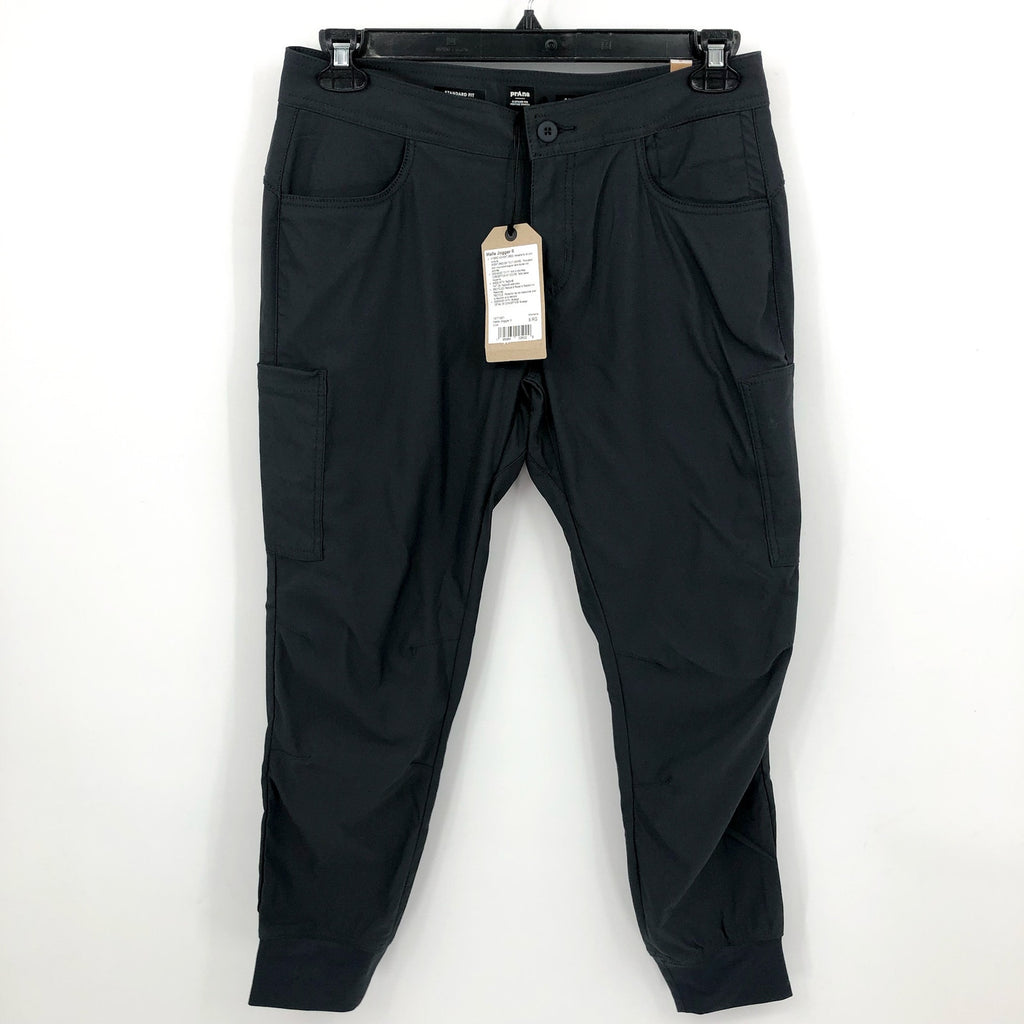 PRANA Women's Halle Jogger II Size 8 Grey Coal Hiking Lightweight Stretch NWT