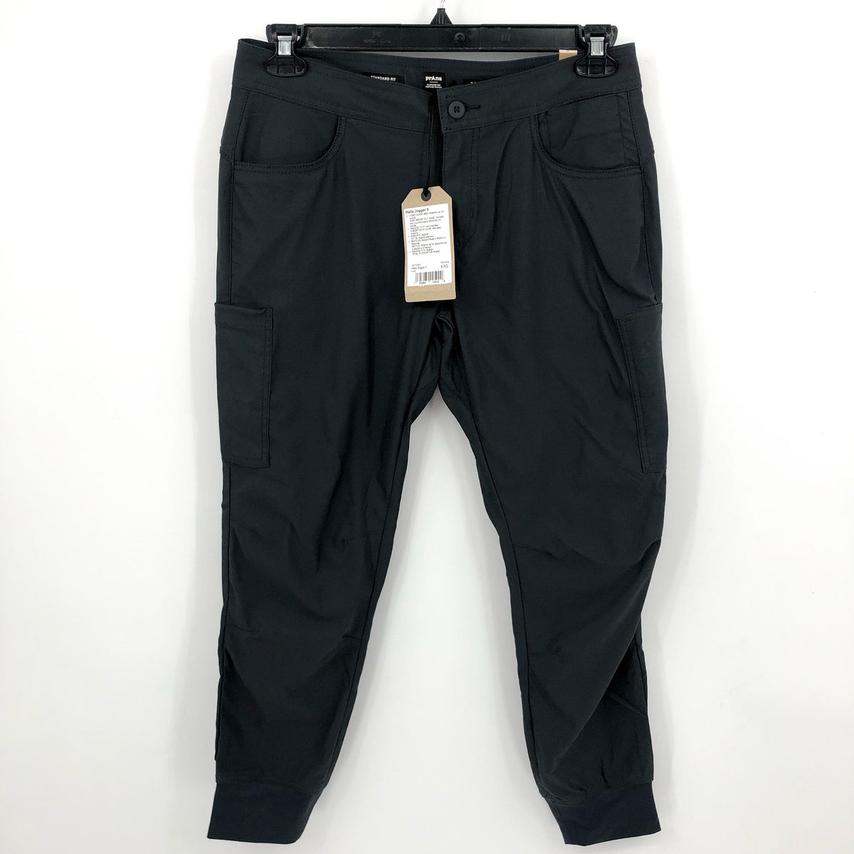 PRANA Women's Halle Jogger II Size 8 Grey Coal Hiking Lightweight Stretch NWT