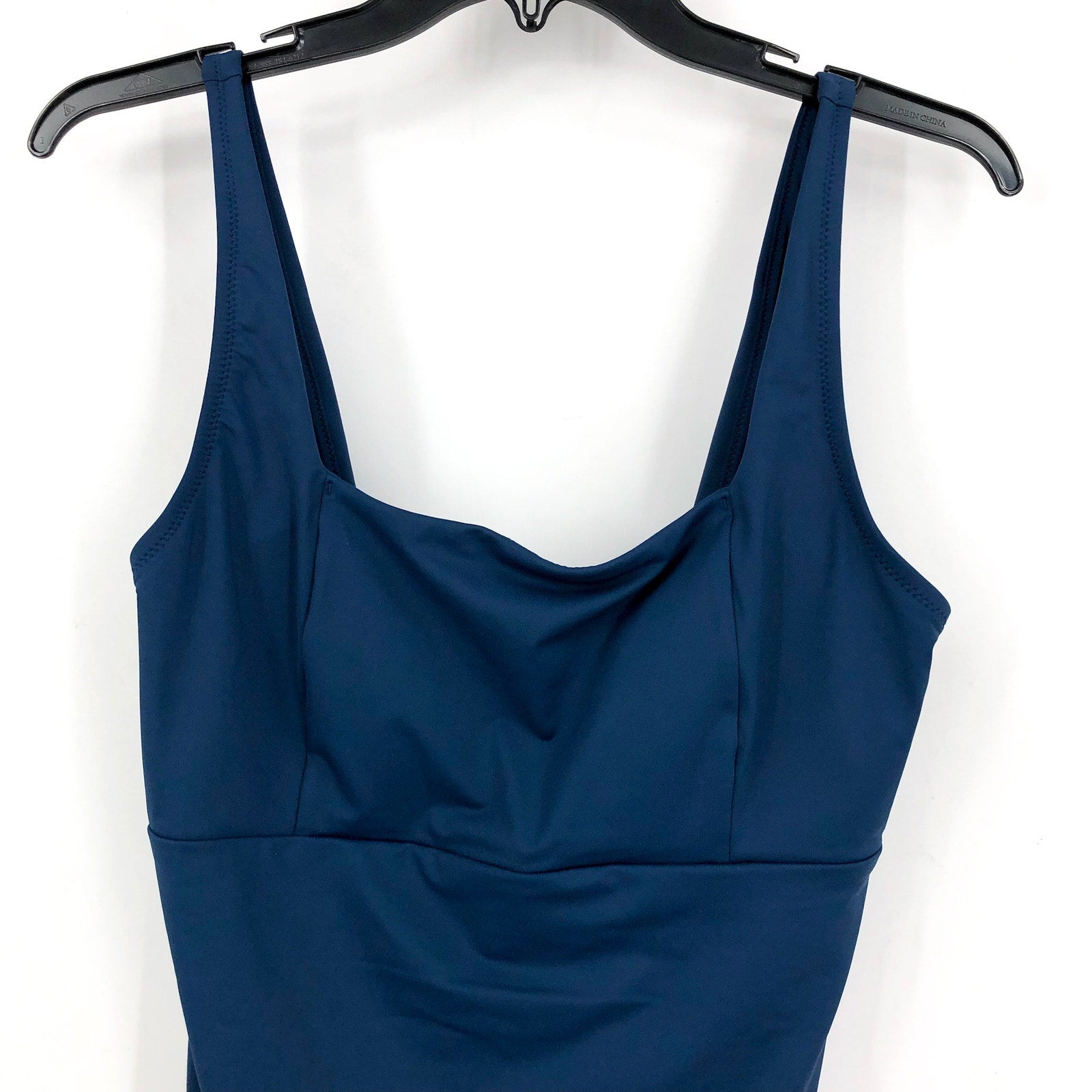 TOMMY BAHAMA Palm Modern One-Piece Swimsuit SIZE 8 Midnight Blue OTS NWT