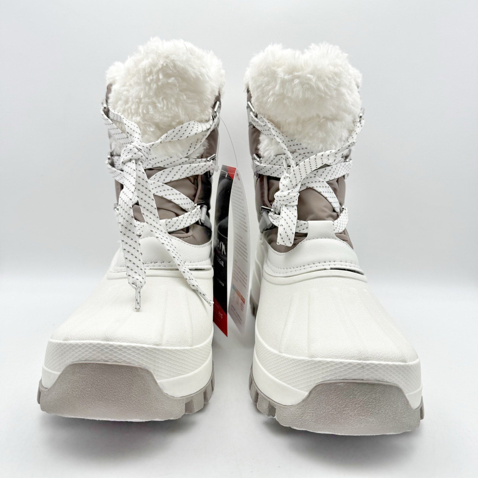 Storm by Cougar Womens Fresno Snow Boots US 11 EU 42.5 White Waterproof NIB