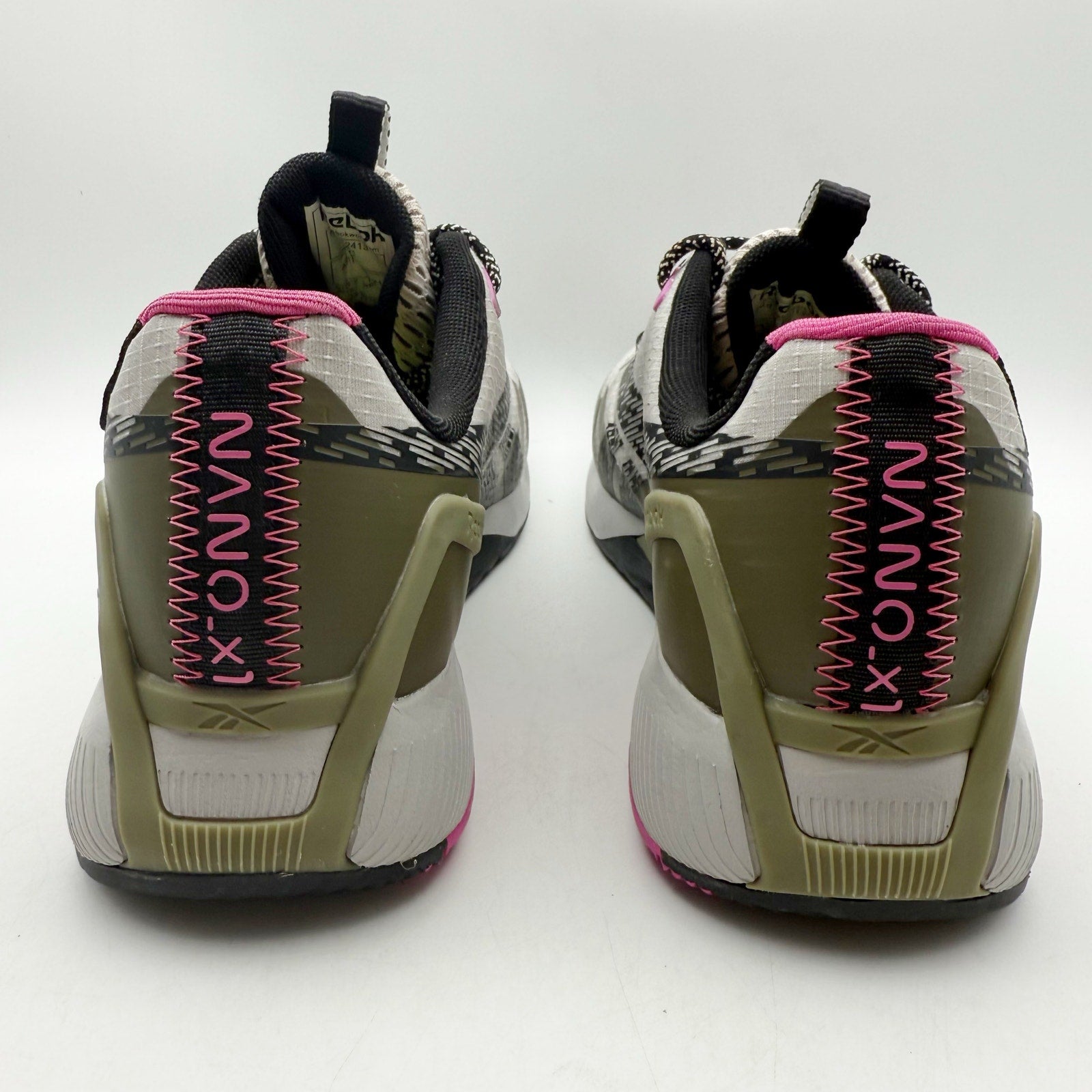 REEBOK Womens Nano X1 Adventure Comp Toe Work Shoes 12 Wide White Green SR NIB