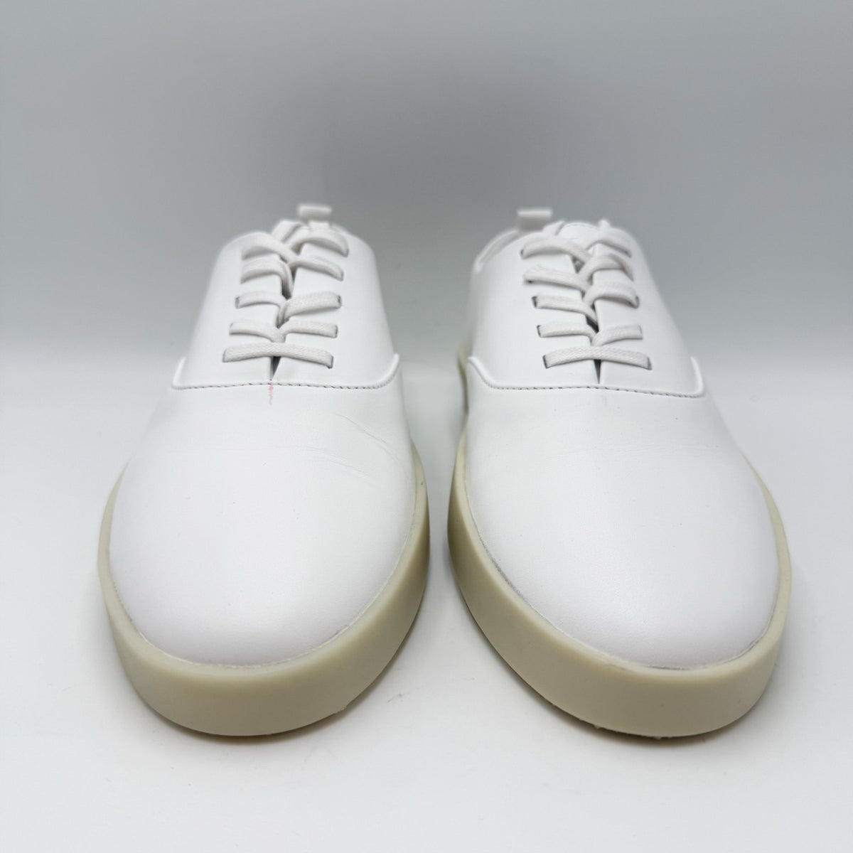 Wolf & Shepherd Cruise Lace Up Sneakers Mens 8 Womens 9.5 White Leather NIB