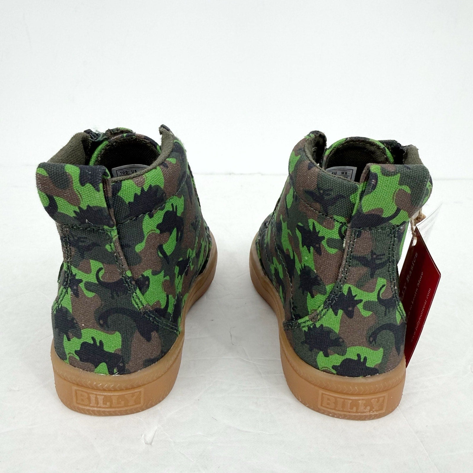 BILLY Footwear Toddler Kids High Top Sneakers US 8 M EU 24 Dark Green NIB