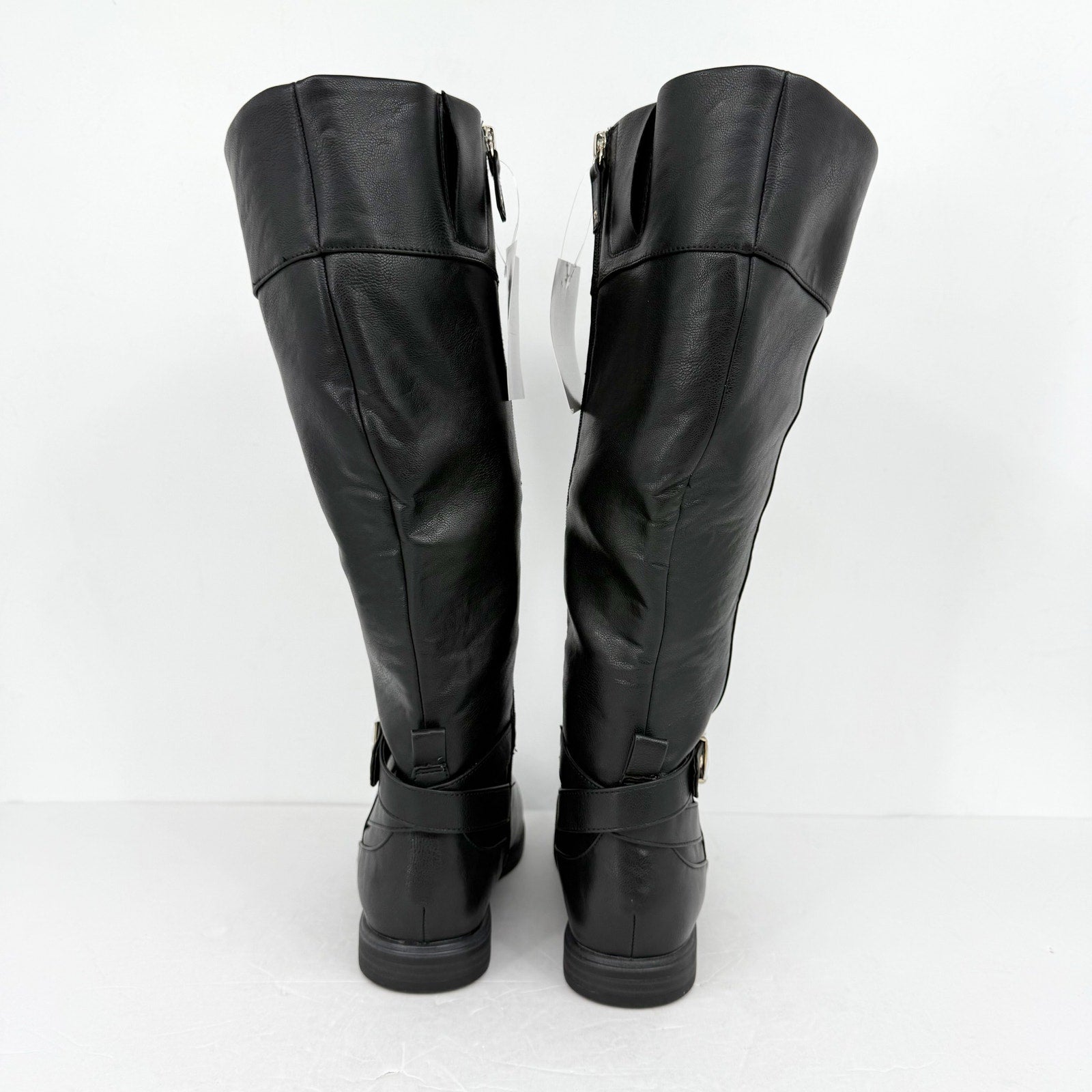 Dr. Scholls Womens Hello Rider Knee High Boot US 9 M Wide Calf Black NWT