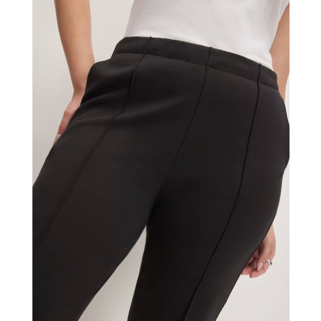 Everlane Womens The Dream Pant Small Black Knit Pull On Taper Slim Fit Ankle NWT