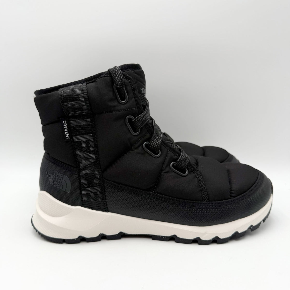The North Face Womens Thermoball Luxe Ankle Boots Size 8 Black Waterproof NIB