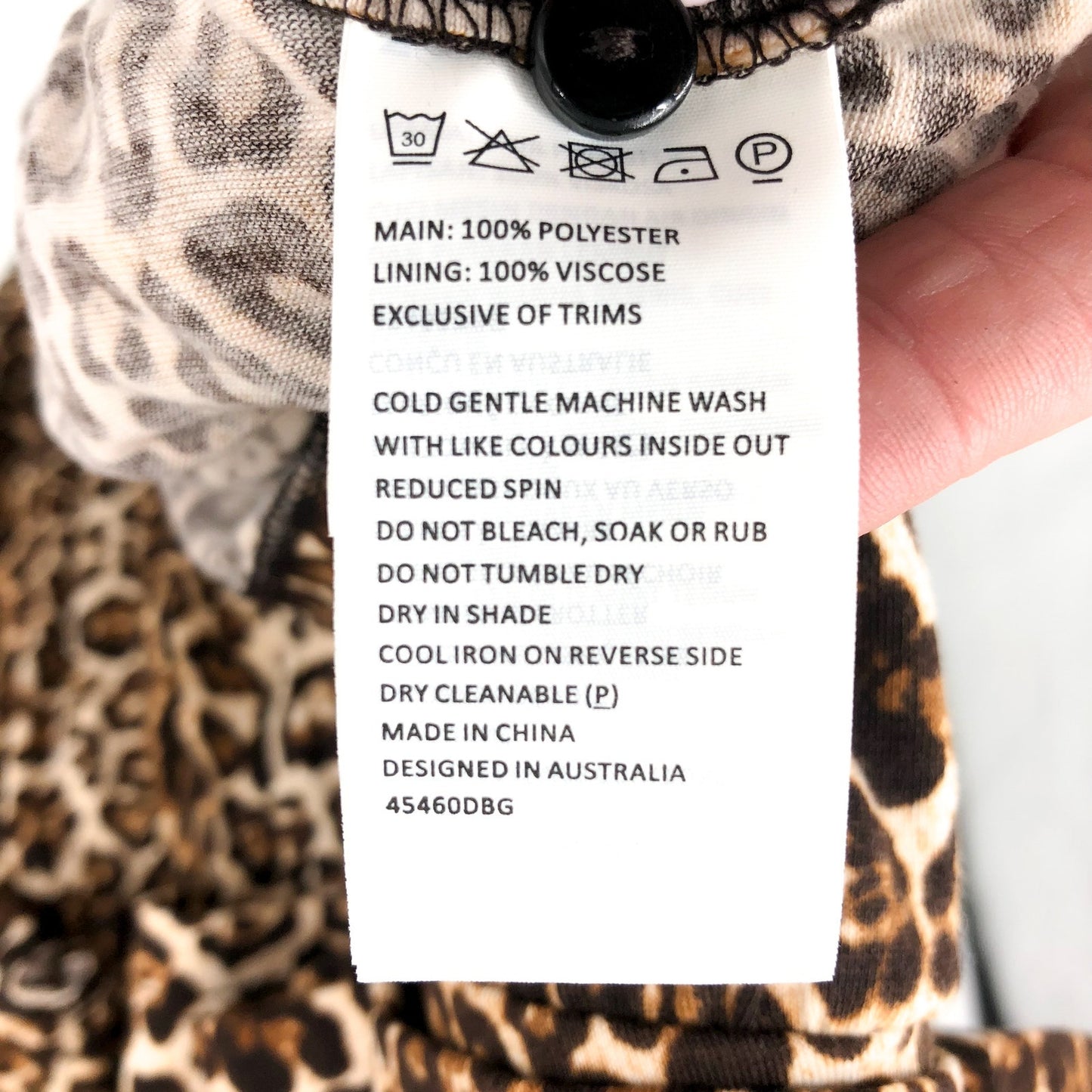 BARDOT JUNIORS Girls Keira Dress Size 14 Brown Leopard Knit Tiered Long Sleeves