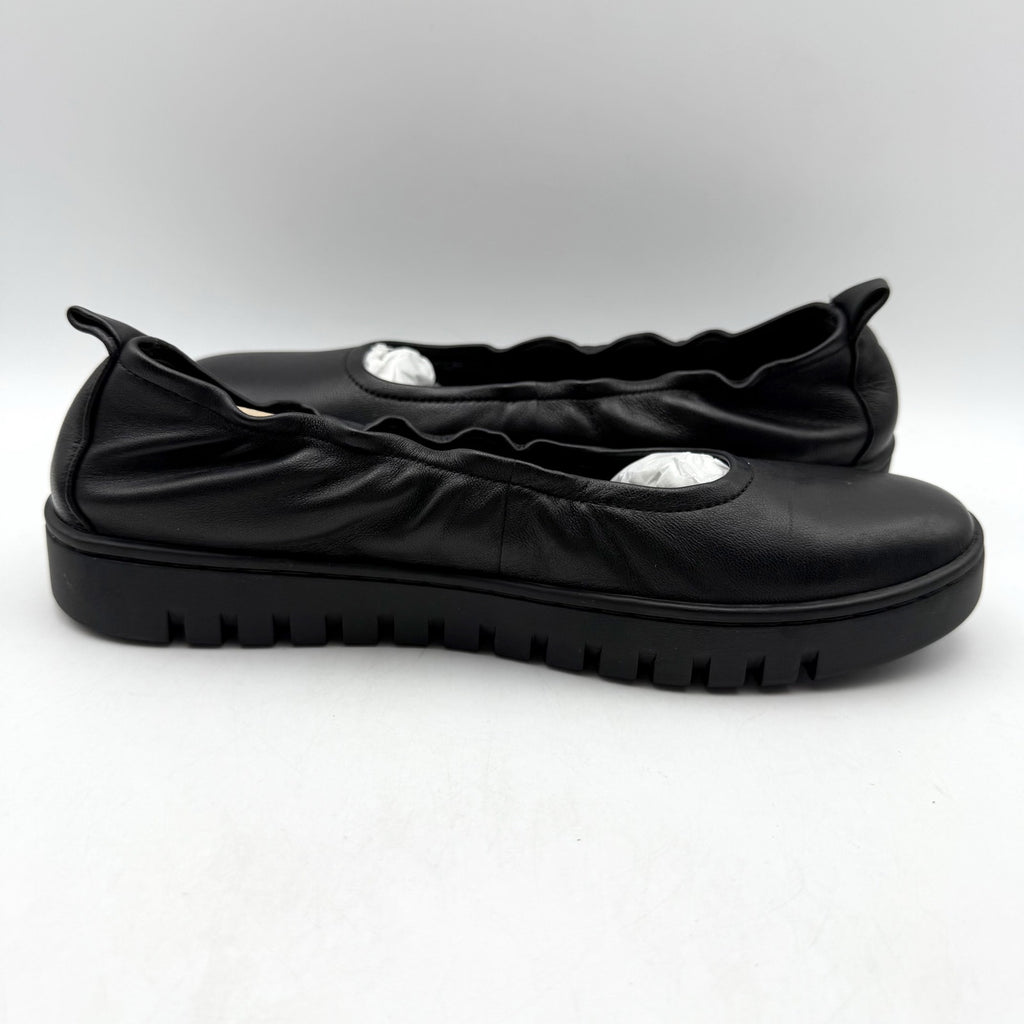 VIONIC Womens Uptown Ballet Slip-on Flats US 7 EU 37 Black Leather NWOB