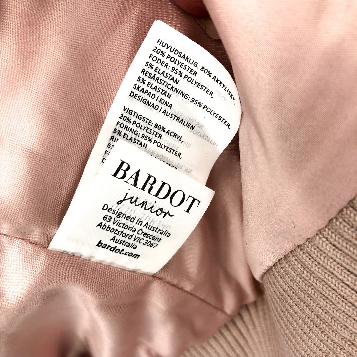 BARDOT JUNIOR Girls' Eve Faux-Fur Bomber Jacket Size 10 Pink Crystal NWT