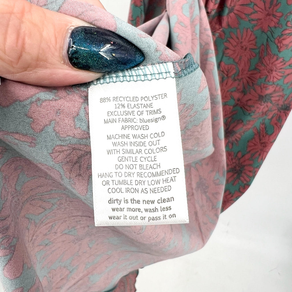 TOAD & CO Women's Sunkissed Maxi Dress Medium Pink Gray Sleeveless UPF NWT