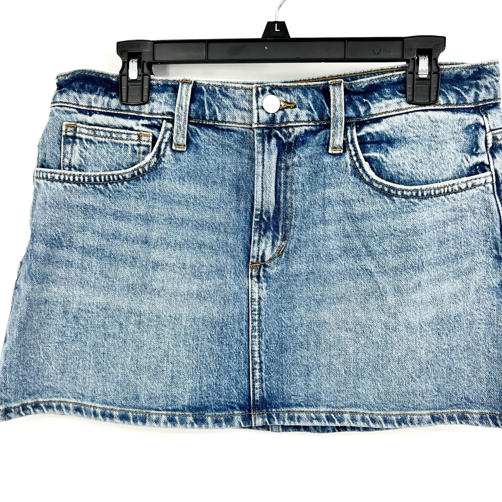 JOE'S JEAN Women's The Tessa Denim Mini Skirt Size 31 US 12 Blue Showdown NWT