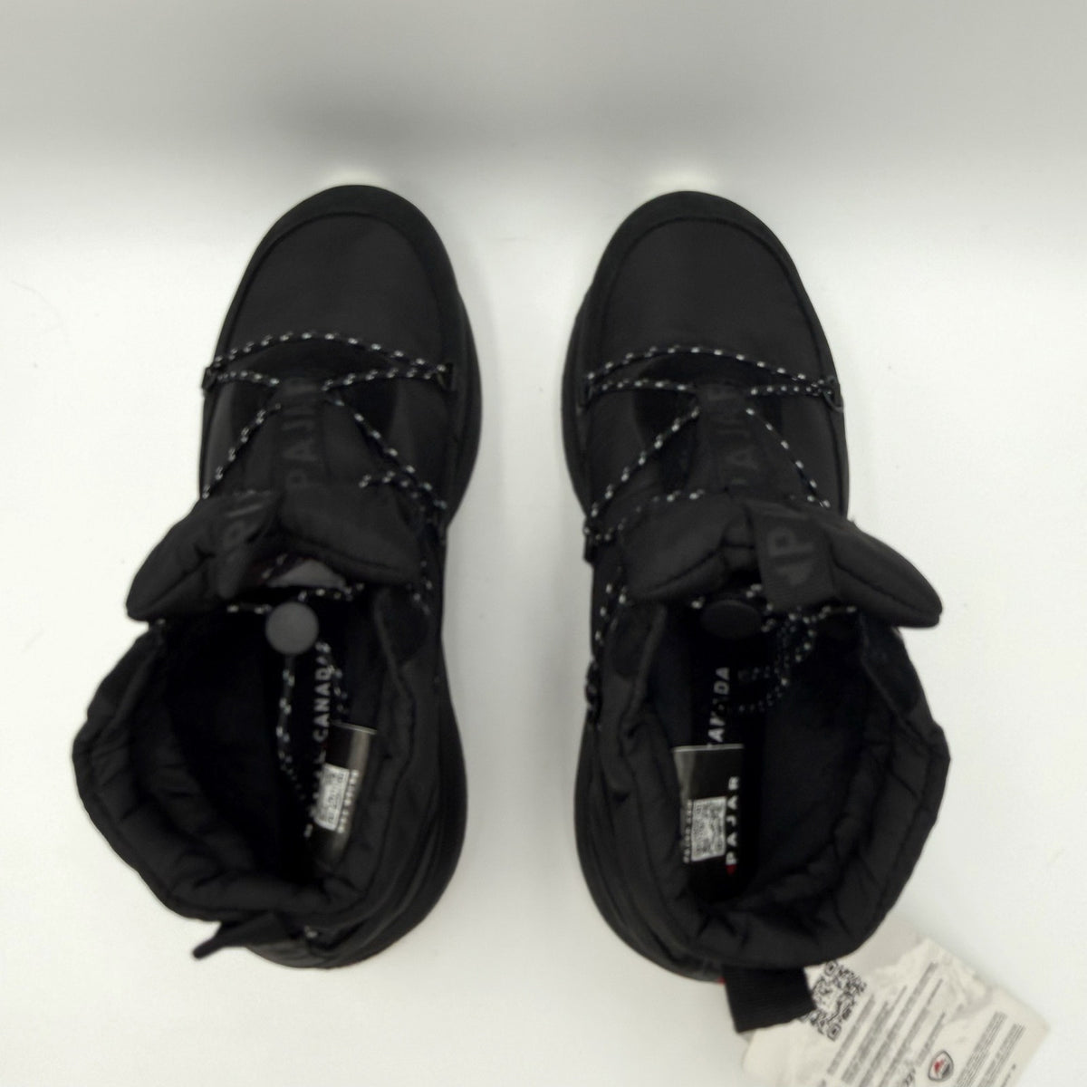 PAJAR Womens Urban Combat Ankle Boots US 8 Black Water Resistant Insulated NWOB