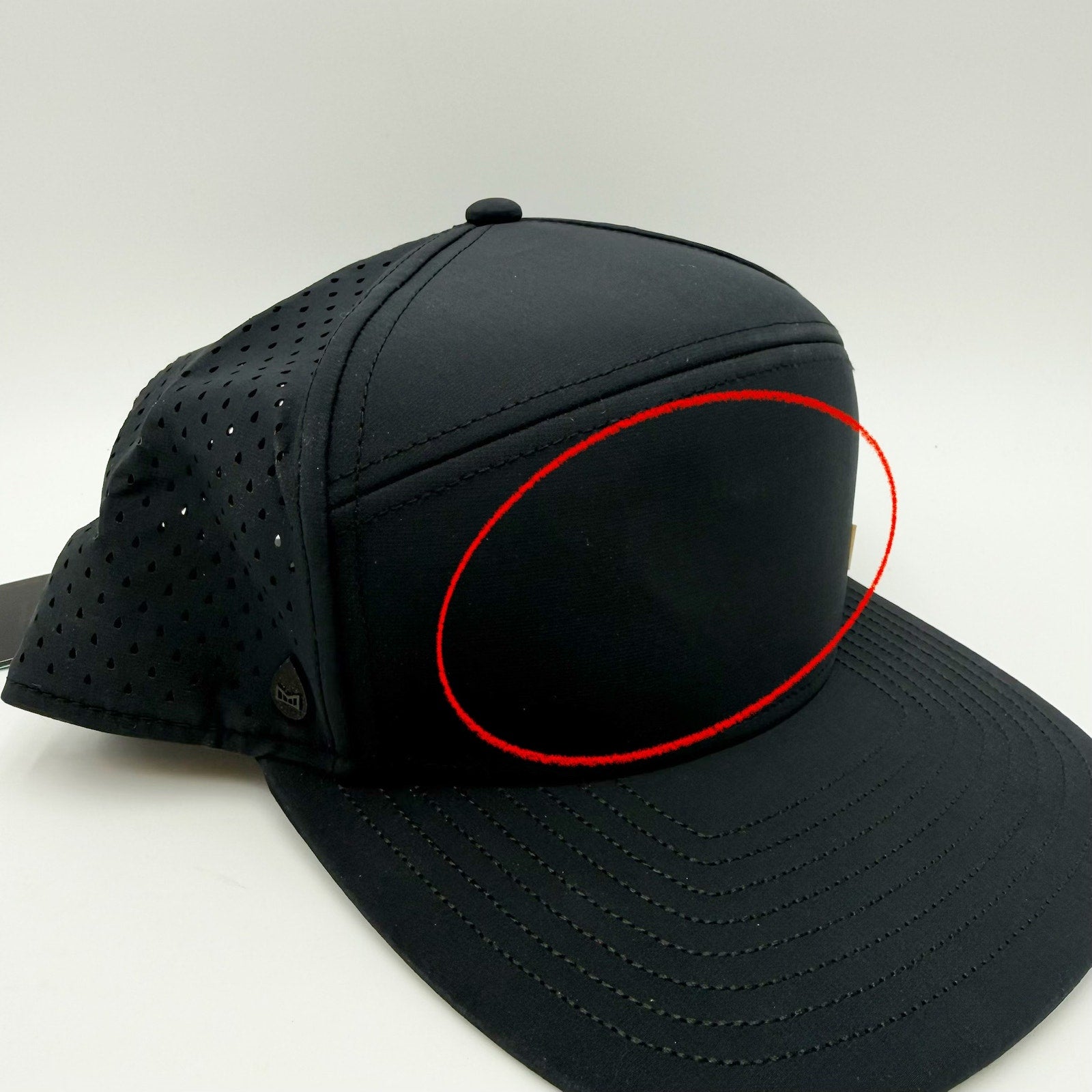MELIN Trenches Icon Hydro Performance Snapback Hat Classic Fit Black Gum NWT