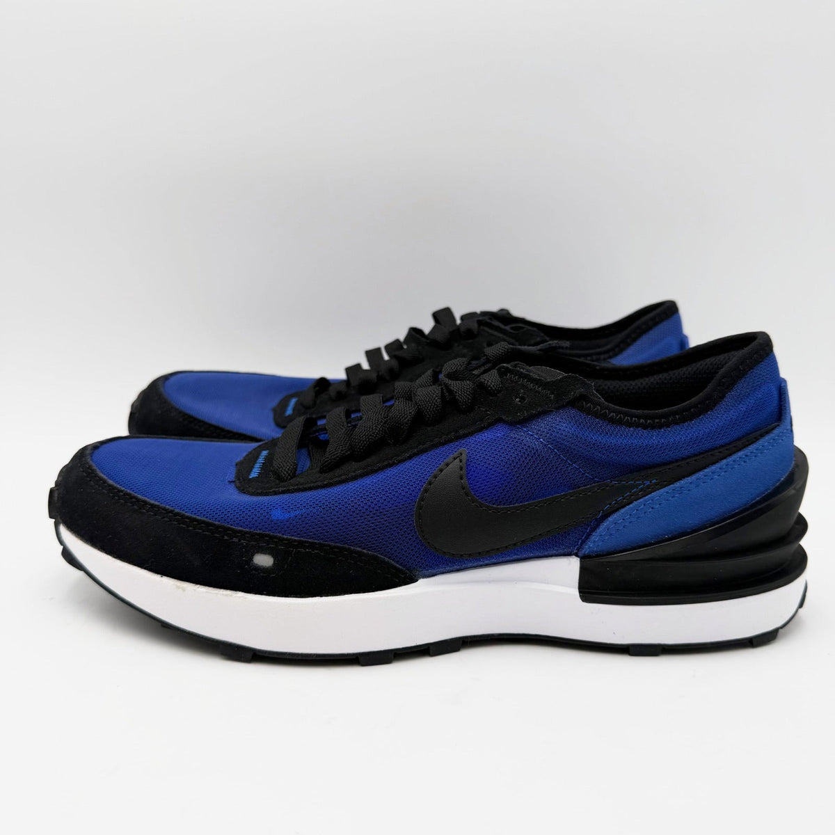 Nike Boys Waffle One Big Kids Sneakers Size 5.5Y EU 38 Royal Blue Black NWOB
