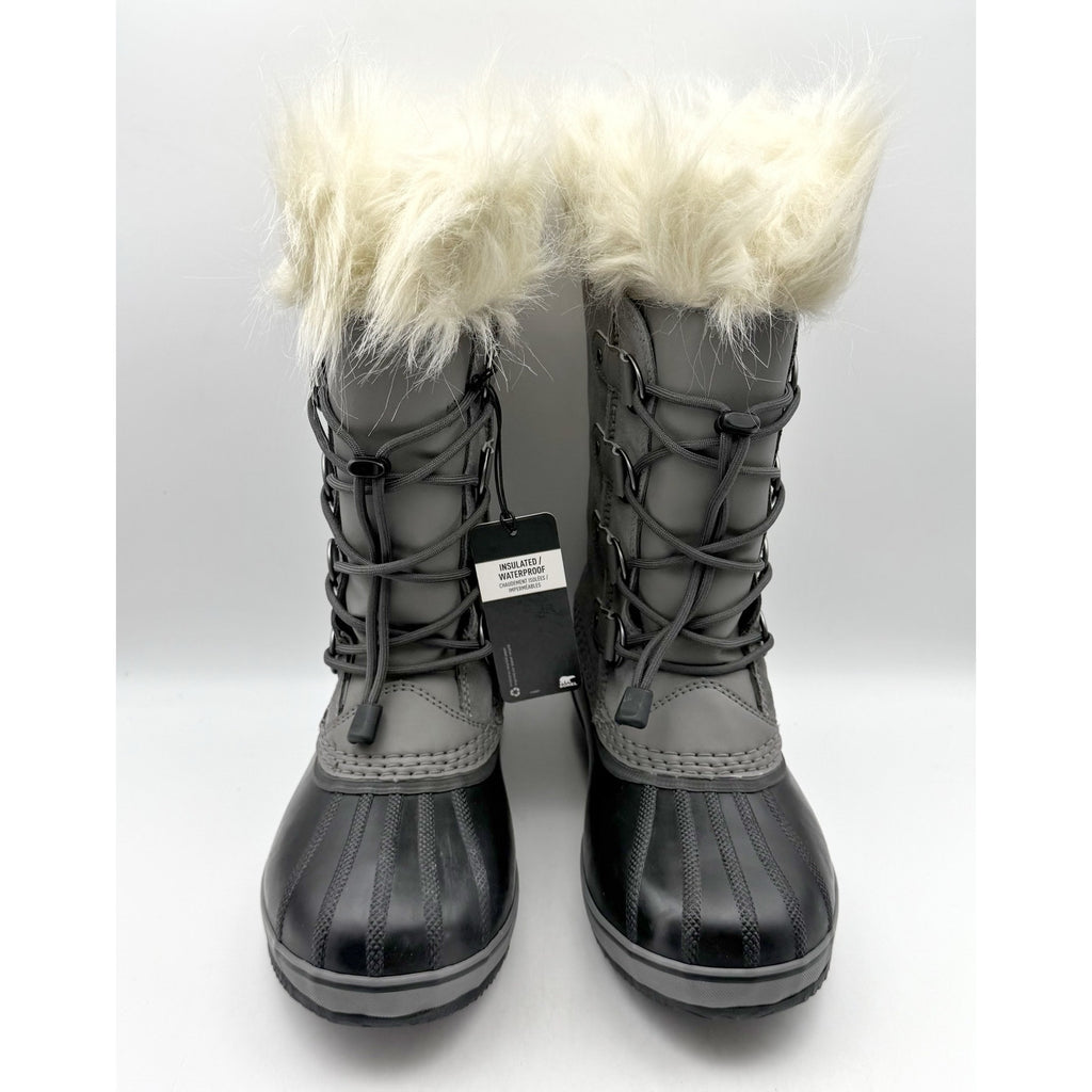 Sorel Kids Joan of Arc Duck Boots US 6 EU 38 Gray Brown Waterproof Snow NIB