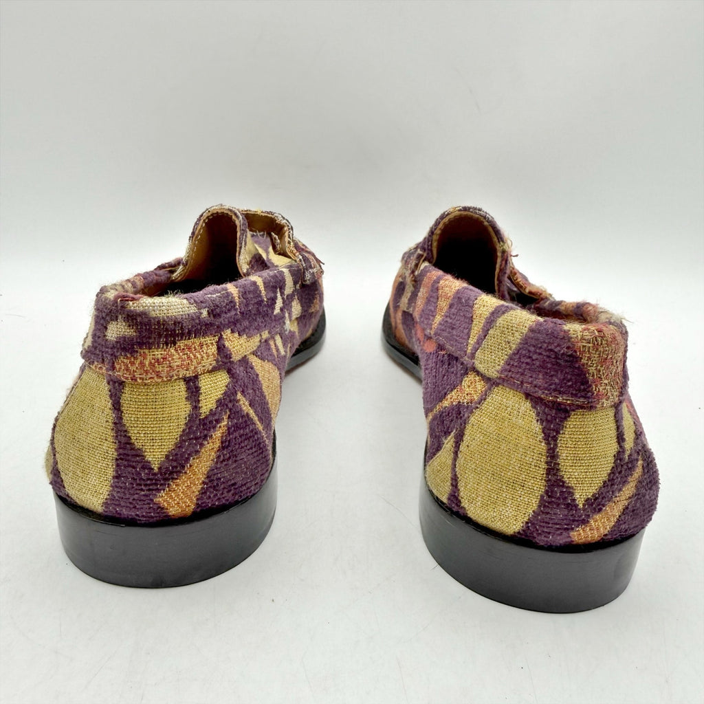 RE/DONE Womens 90s Pop-Print Loafers EU 35 US 5 Multi-color Tapastry EUC