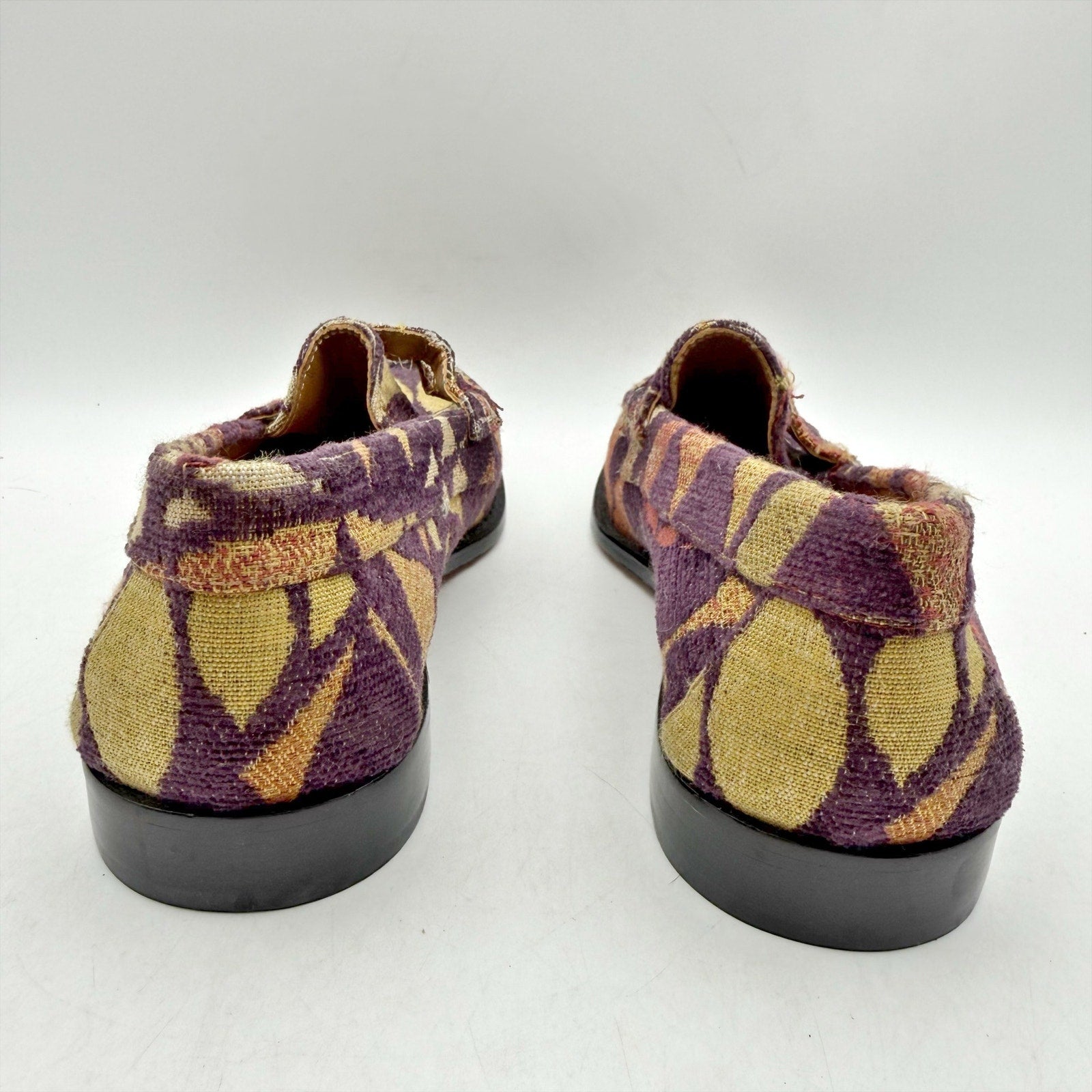 RE/DONE Womens 90s Pop-Print Loafers EU 35 US 5 Multi-color Tapastry EUC