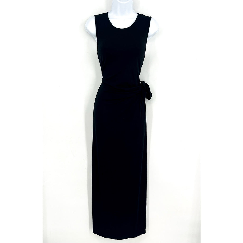 LILLY PULITZER Womens Bryson Sleeveless Maxi Dress Small Black Tie Waist NWT