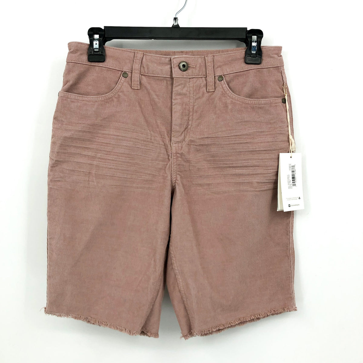 CARVE DESIGN Women's Oahu 10" Shorts Size 2 Pink Beige Corduroy Stretch NWT
