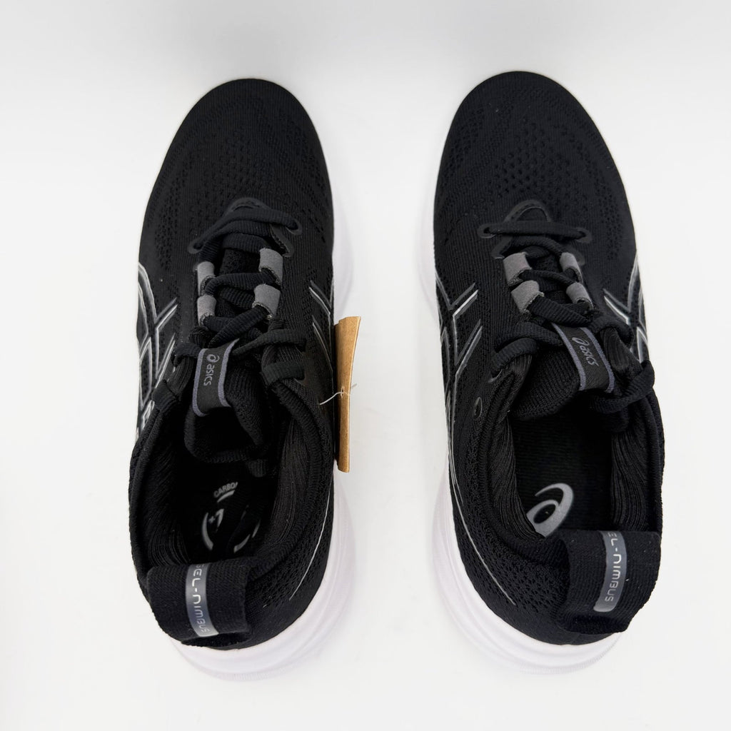 ASICS Womens Gel-Nimbus 26 Athletic Shoes Size 5 Wide EU 35.5 Black Grey NWT