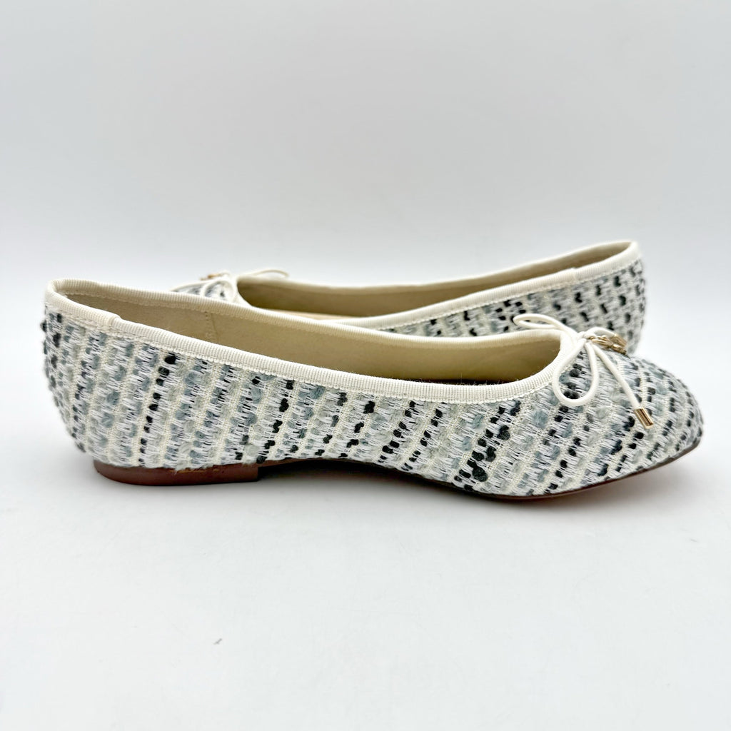 Sam Edelman Kids Felicia Ballet Flats US 3 M EU 35 Taupe Vegan Leather NIB