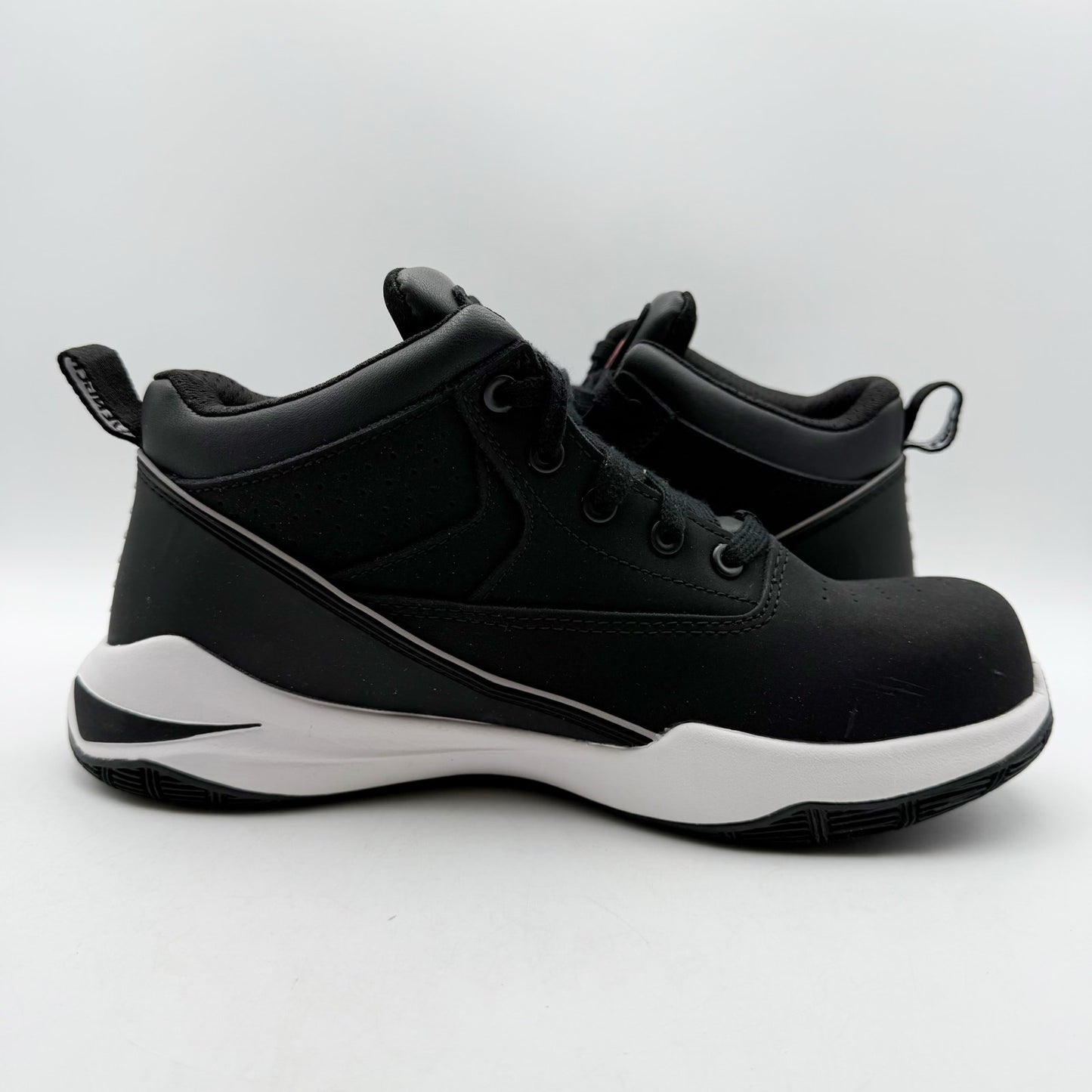 Avenger Mens Reaction SR CT Work Sneakers US 8 D EU 41.5 Black White NIB