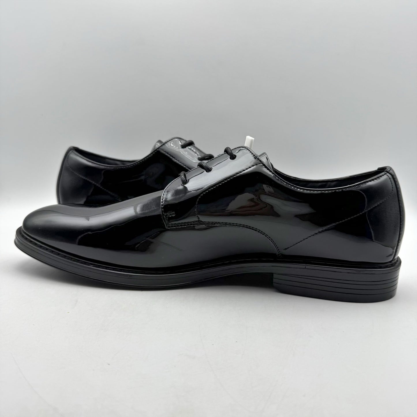 Nunn Bush Mens Centro Formal Flex Plain Toe Oxford Shoes 12 M EU 45 Black NIB