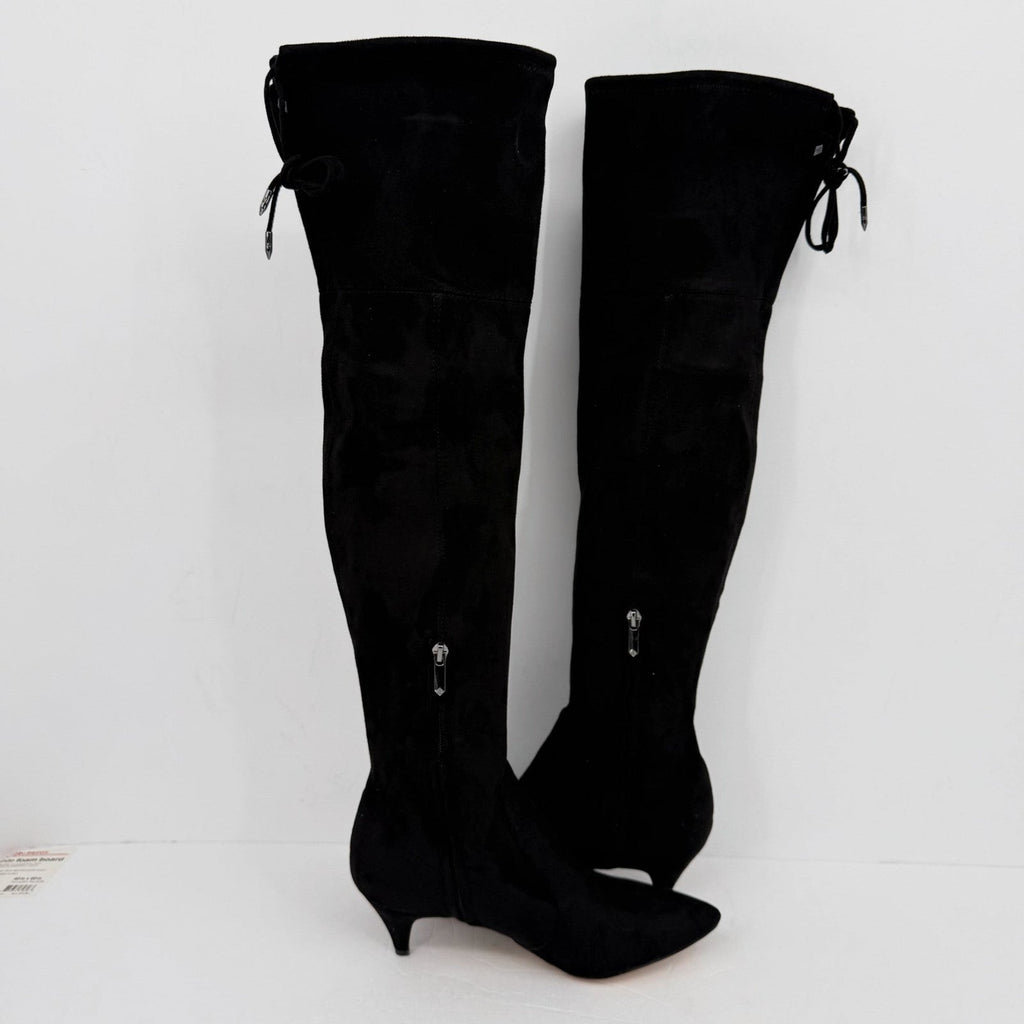 Sam Edelman Womens Kristie Over the Knee Boots Size 8.5 EU 38.5 Black NWOB