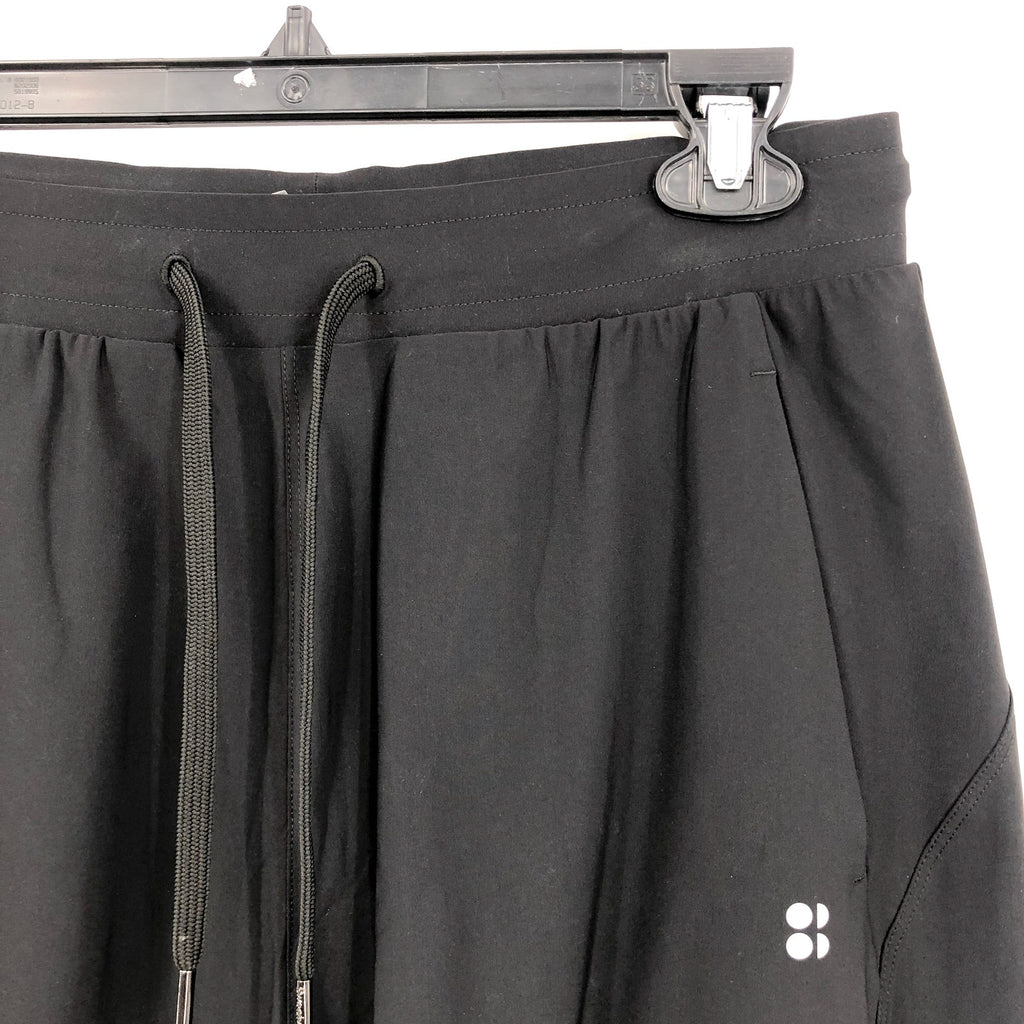 SWEATY BETTY Women's Explorer 5.5" Shorts Size 6 Black Drawcord NWT