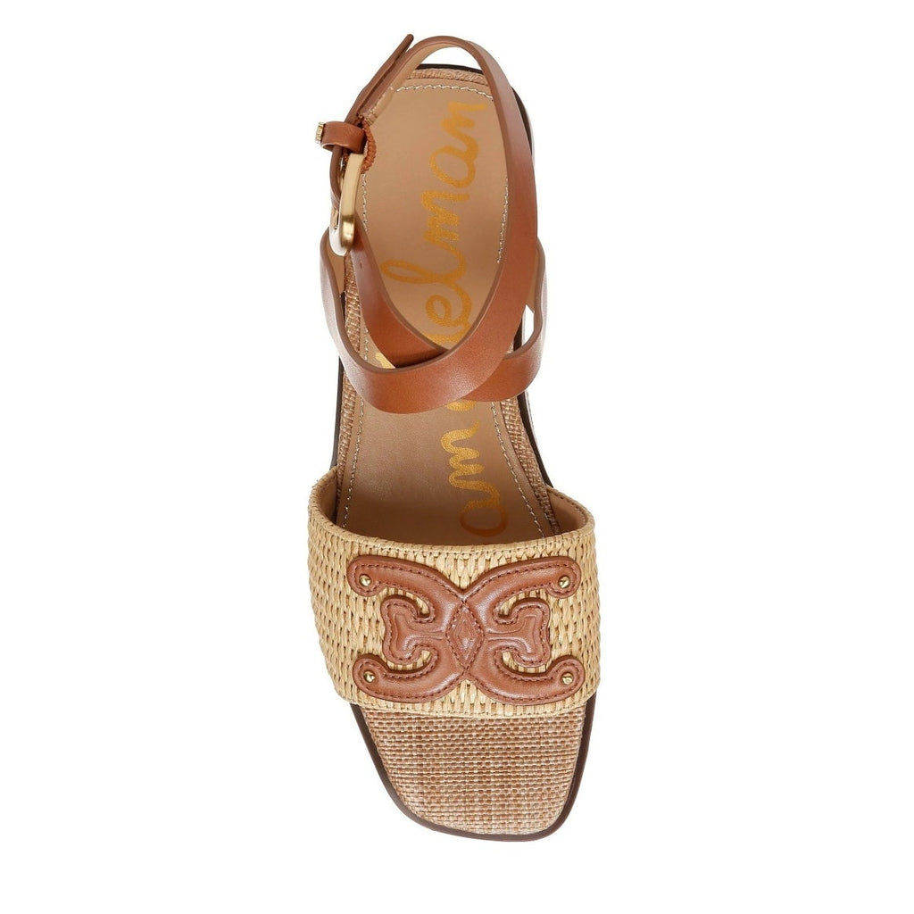 Sam Edelman Womens Ilsie Ankle Strap Sandals SIZE 6.5 Brown Leather NWOB