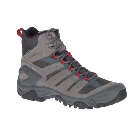 Merrell Mens Strongbound Mid Hiking Boots US 14 M Grey Charcoal Waterproof NIB