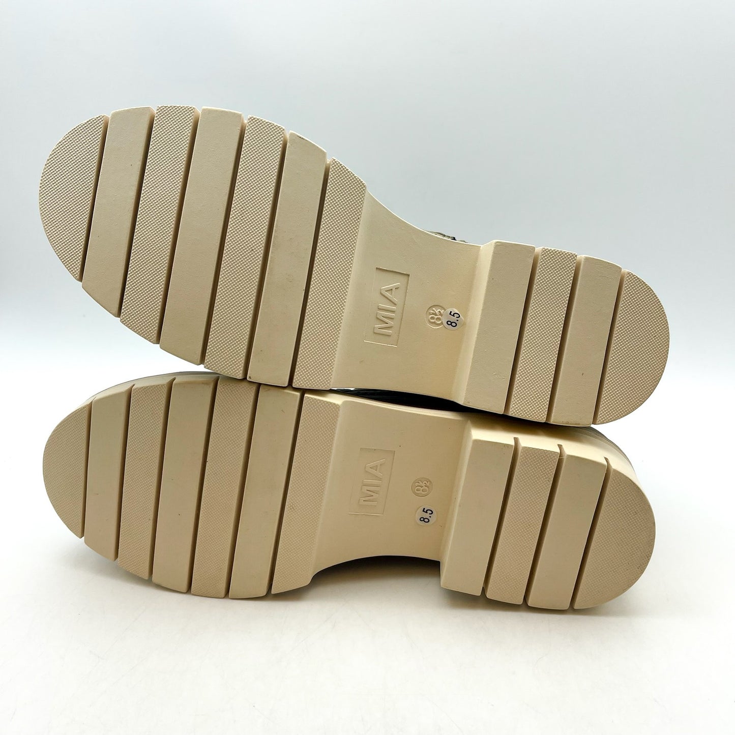 MIA Womens Havenn Kashton Lace Up Combat Boots US 8.5 M Olive Vegan Suede NWOB