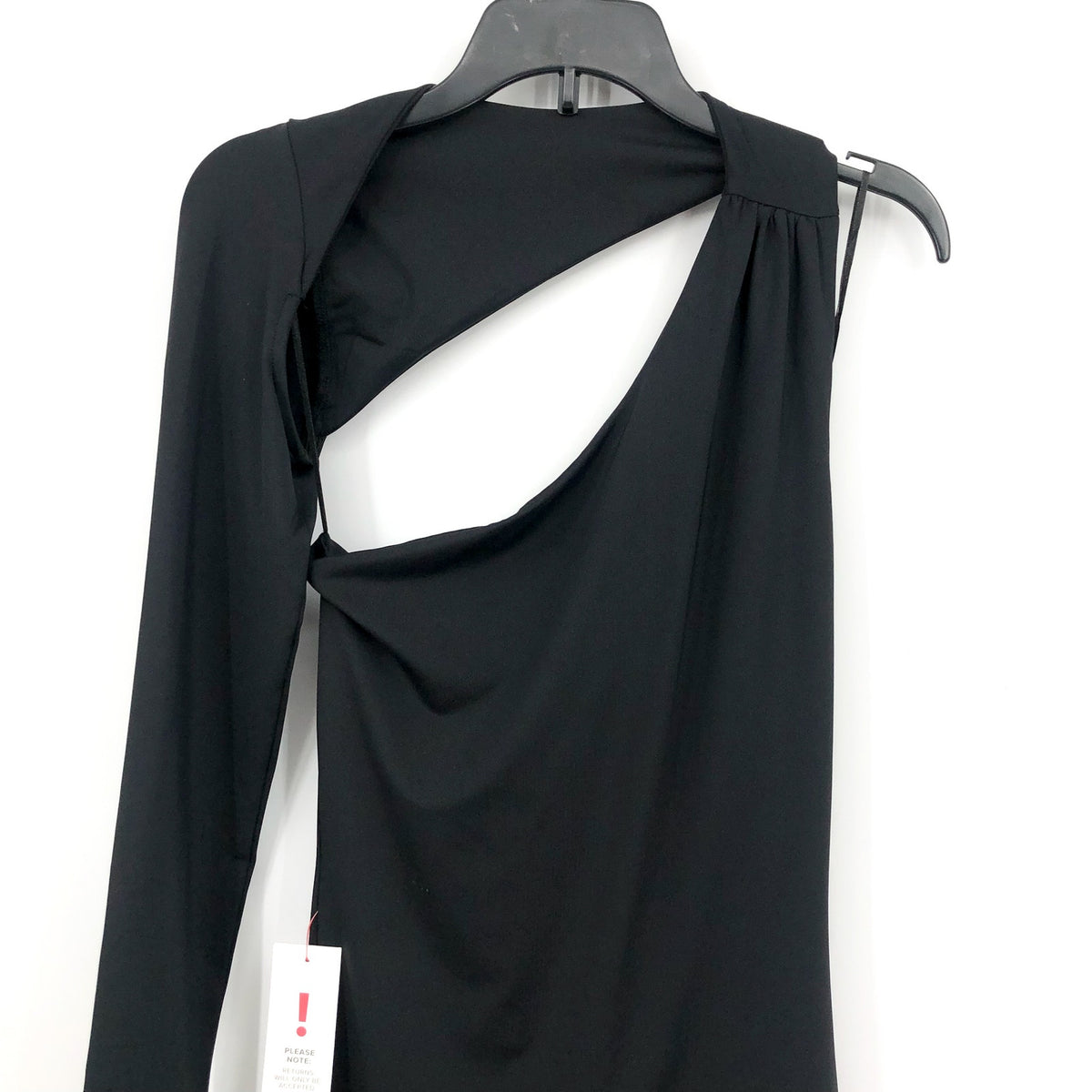 BARDOT Women's Londyn Cut Out Mini Dress XS Black Bodycon Stretch NWT