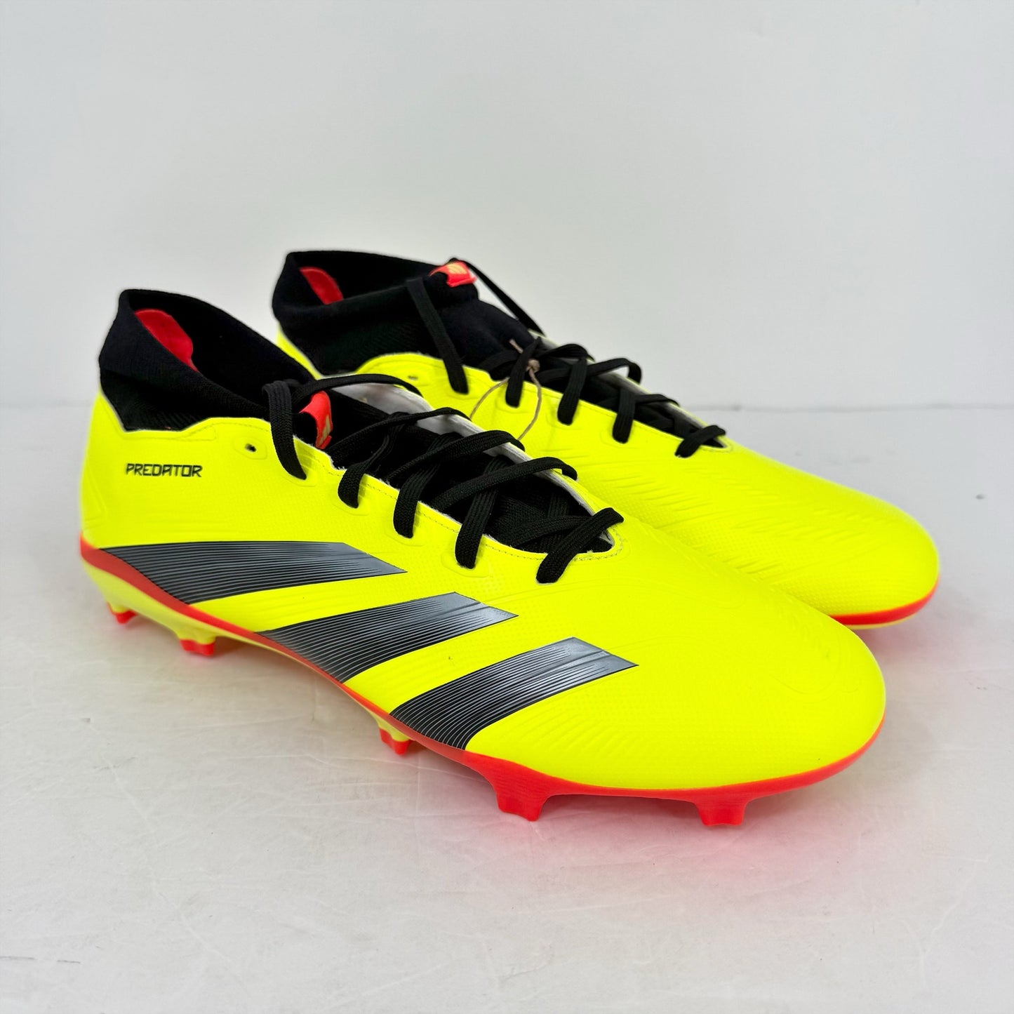 Adidas Mens Predator League Mid FG Soccer Cleats US 10 Yellow Black Athletic NIB