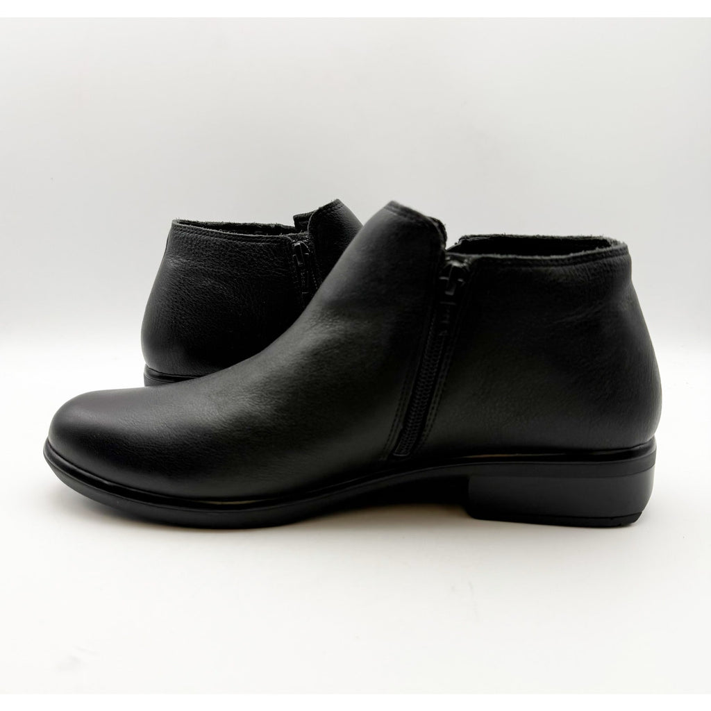 Naot Womens Helm Ankle Boots EU 41 US 10 Black Water-Resistant Leather NIB